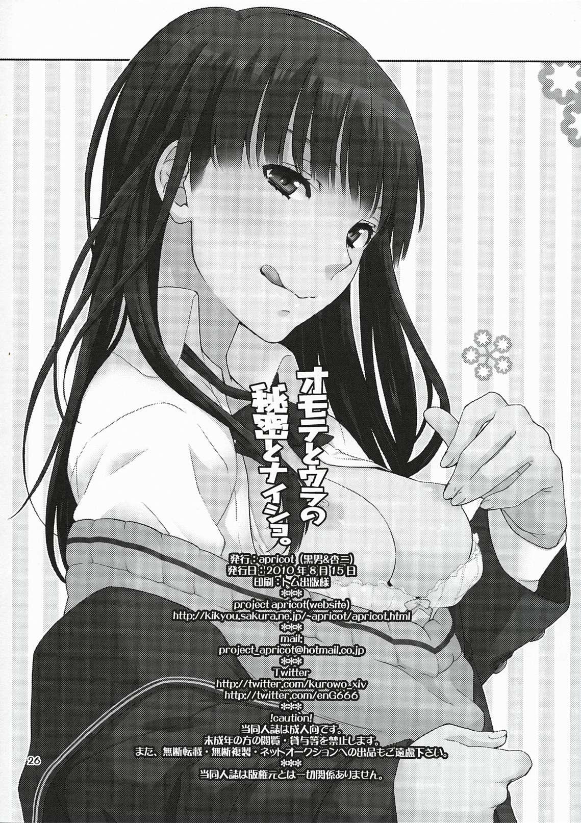 Amagami Dj - Omote To Ura No Himitsu To Naisho Chapter 1000 Page 23